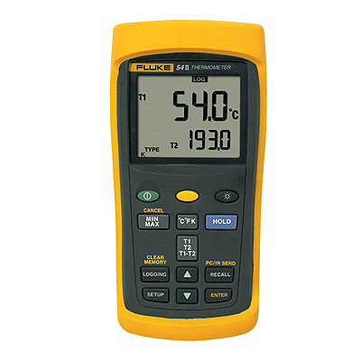 FLUKE 54 II HARORAT O'LCHAGANINI KO'RADI